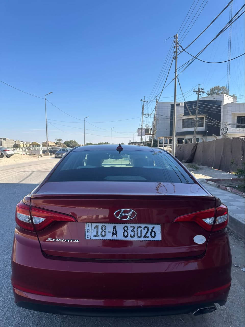 هونداي سوناتا 
موديل 2016 
وارد امريكي حادثه دعاميه خلفيه ودعاميه اماميه  فقط  
وبلعراق صار بيه بارد بدور الجاملغ الخلفي  
السياره مكفوله من الصبغ والتبديل 
السونار مرفق بلمنشور 
مكينه كير  تبريد حداديه تخم تاير خير من الله 
رقم بابل انكليزي 
تحويل اي وقت 
السعر 113 
مكان السياره حله  باب الحسين 
رقمي ***********

‭0774 908 4024‬ حلة, بابل
