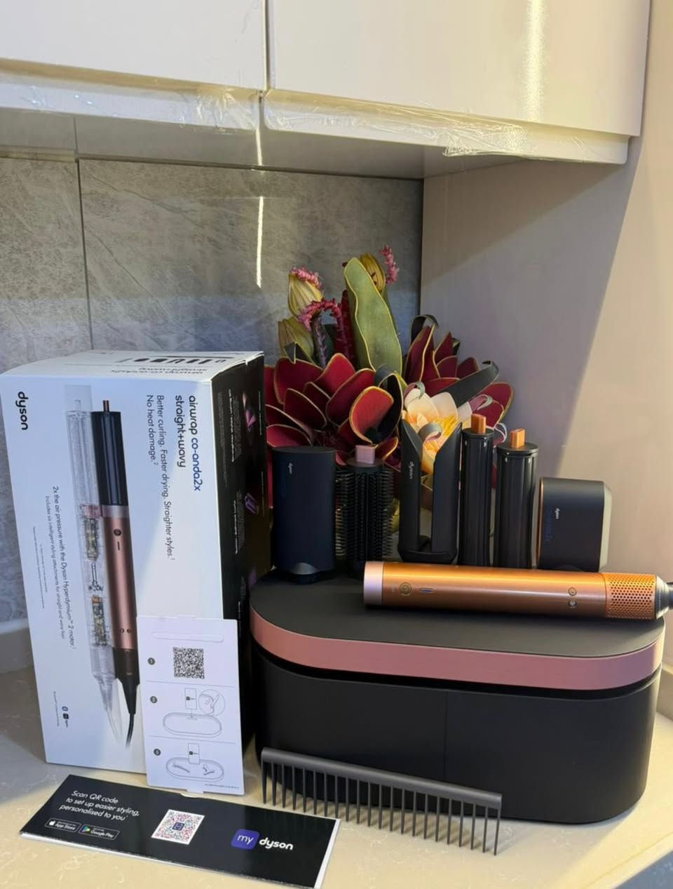 Dyson airwrap co-anda 2x iraq 🔥
سشوار دايسون كواندا x2 
***********
