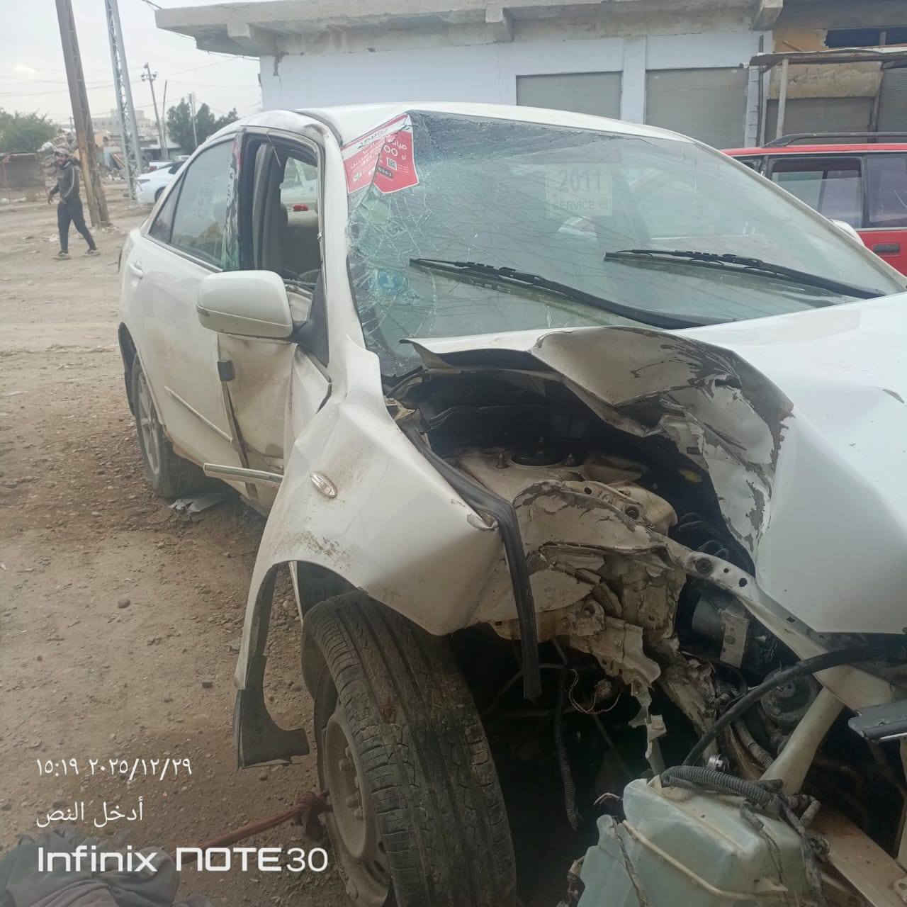 سلام عليكم سياره تعرضت لحادث تباع عله وضعهه موديل ٢٠٠٧ خليجي تحويل  مباشر سابقن مكفوله سعر ٦٠ وبيهه ***********مجال قليل مكانهه فلوجه
