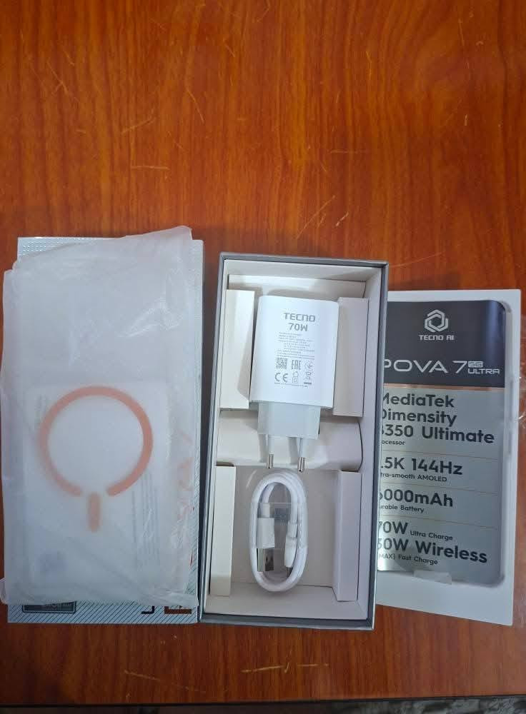 السلام عليكم
جهاز تكنو بوفا 7 الترا

Tecno Pova 7 ultra

الذاكره 256

البطارية 6000

العشوائية 16 ببجي 120فريم

الشاشة 144 هيرتز نوع اموليد

المعالج دايمن ستي 8350 التميد

الجهاز مستخدم للبيع او مراوس حسب الرغبه 
رقمي واتساب او اتصال : ***********
مكاني  موصل سعر400 مجال بسيط جهاز ستخدام قليل
