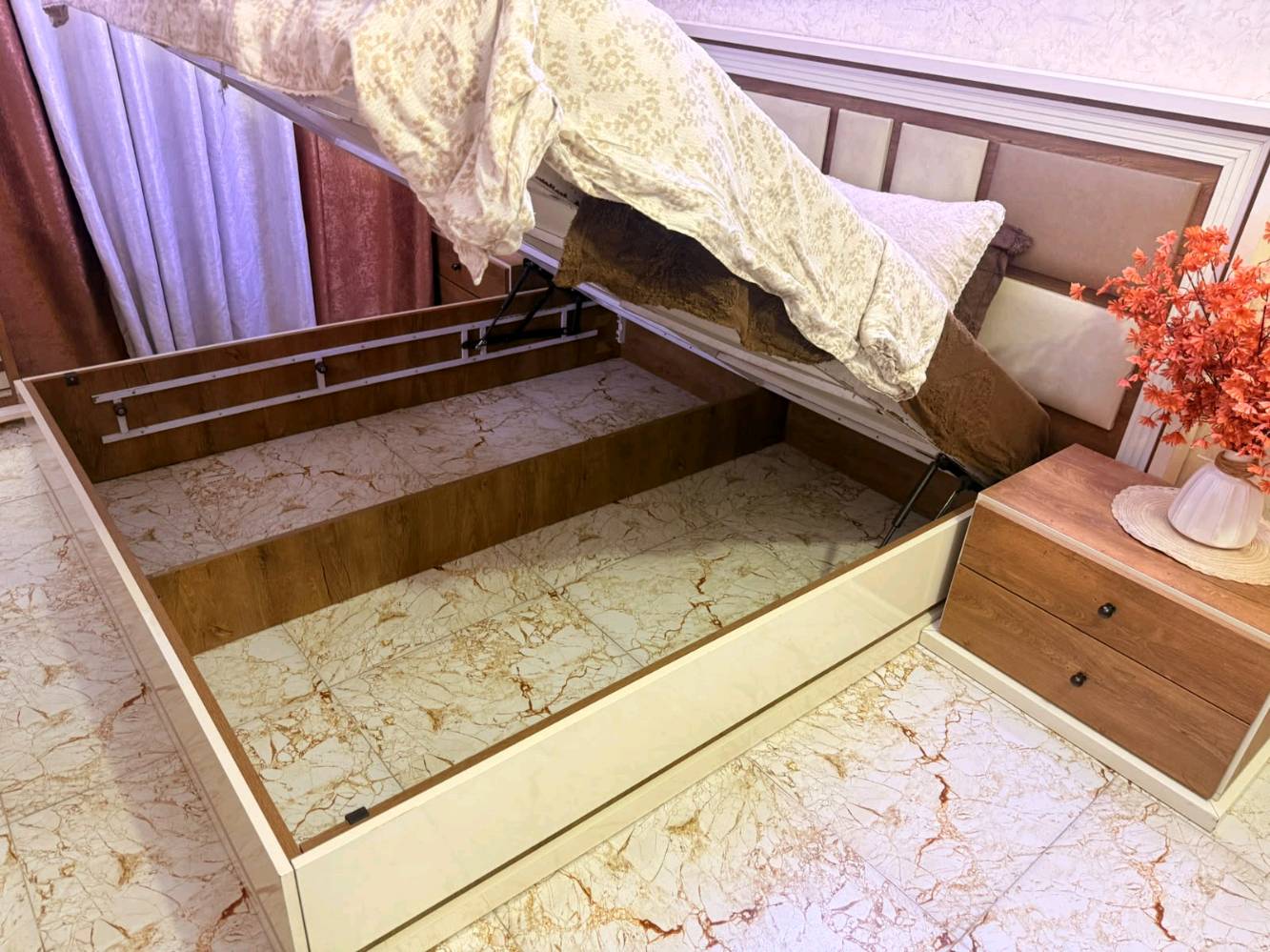 غرفه تركيه 8 قطع سرير مخزن سعر 850 بيها مجال مكان بغداد جسر ديالى اكو توصيل