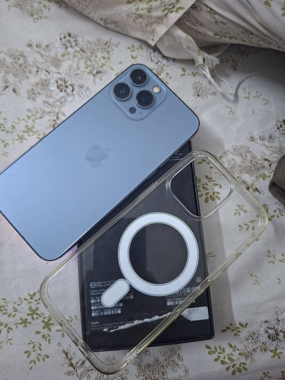 ايفون ١٣ برو ماكس مستعجل ع بيعته سعره ٥٧٥ 
ذاكرته ٢٥٦.  بطارية  🔋  ١٠٠ مبدله 

نموذج M   امريكي ملحقات كارتونه 

جهاز كله شغال. ع الفحص 

مكاني بغداد البياع 

وتساب  ***********
