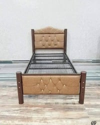 #جديد  وصلت سرير ايراني  حديد نفر واحد  الطول 190سم العرض90سم السعر 65...