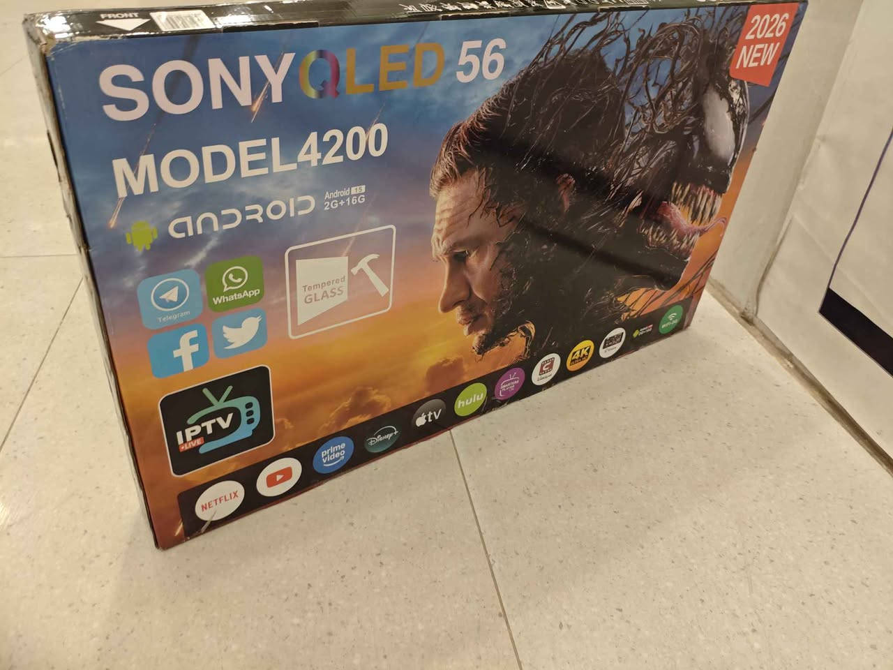 شاشة OLED حجم 42 ضد الكسر سعر 214 الف 
*********** بغداد, العراق
