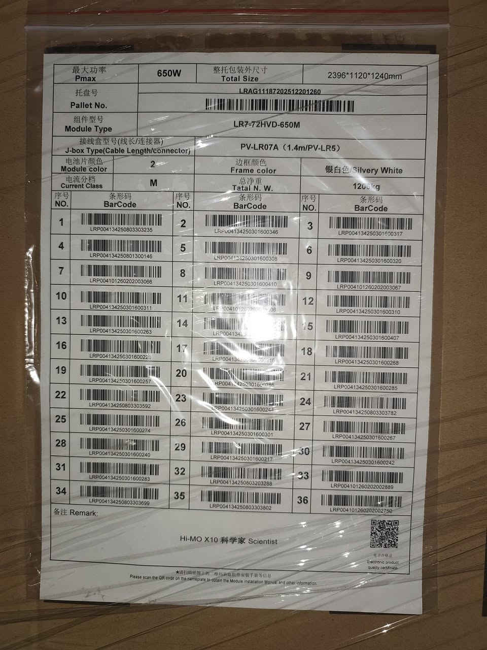 لونجي 650 واط  Hi-Mo x10
سعر السكيبة 158 
 العنوان ديالى 
***********
جملة فقط ..... جملة فقط ....
