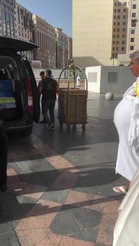 لله الحمد انطلاق معتمرينا الكرام لحملة احباب المصطفى للحج والعمرة بقيا...