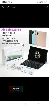 ايباد جديد • شاحن تايب سي • ٦ ملحقات