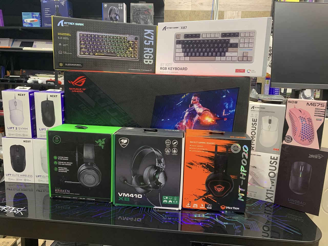 سلام عليكم 
اشياء كومبيوتر جديد اكو سعر جملة 
اكو توصيل كل محافظات 
Asrock oled
Mouse keyboard headset mousepad


**إذا كنت صاحب هذا الإعلان وتريد حذفه لأي سبب، رجاءا أرسل رسالة إلى الدعم الفني**