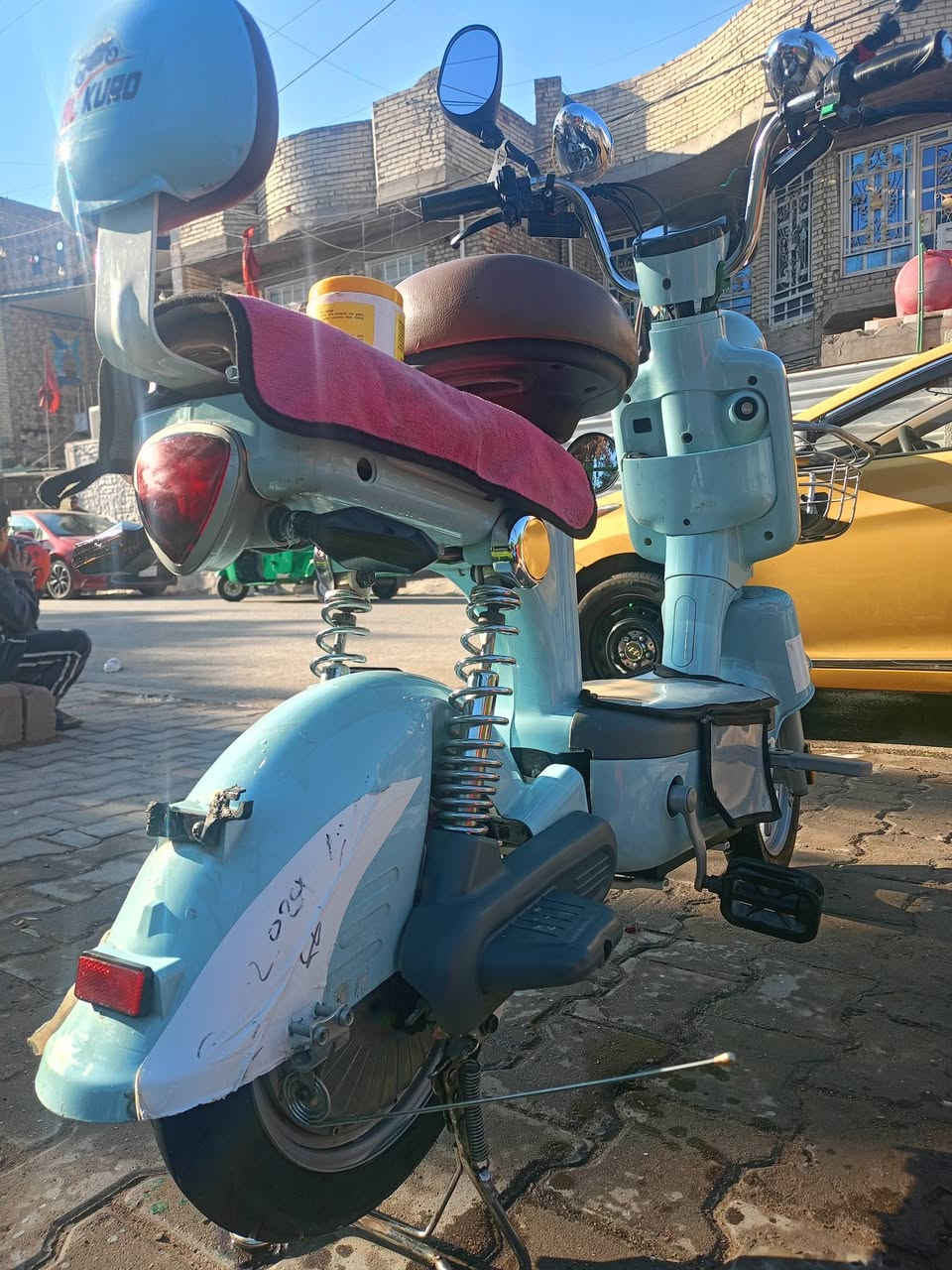 السلام عليكم للبيع دراجة شحن حجم 14 نوع كلسك 3 نمر سرعة 60 حقيقة 3نضمه تشغيل بصمه كارت مفتاح تخم تاير جديد جوبلس سعره خاص أبو 170 وله190 لايرسني ول محافظات  لاحد يرسني ***********  اي ستفسار متواجد واتساب فقط مكاني شعله
