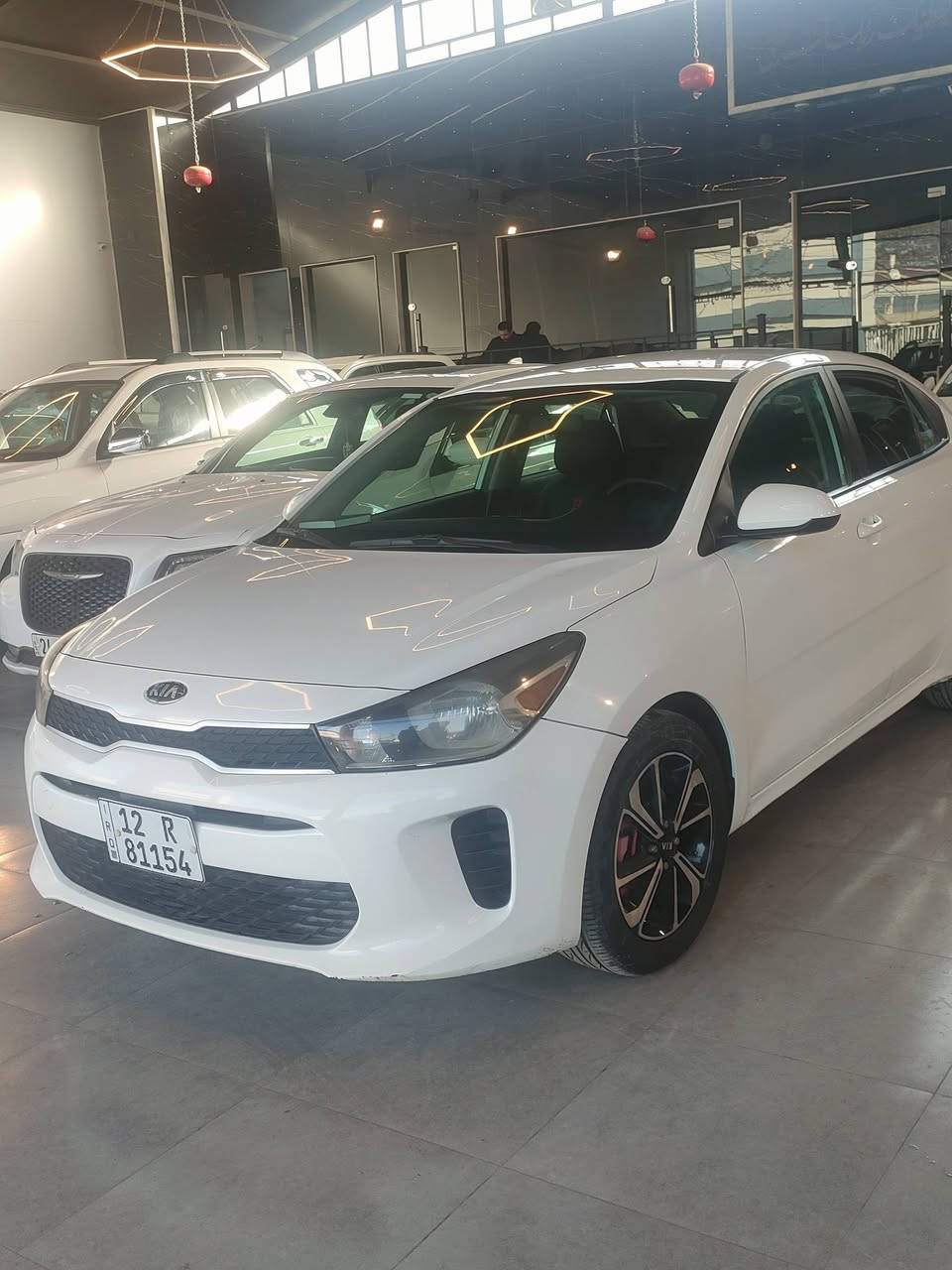 ريو 
كيا ريو.2019..
وارد امريكي ..جاملغين الخلفي وونص الصندوك صبغ وضررها موضح بالصور… 
تحكمات تلفون شاشه … ماشيه 80 الف… 
رقم نينوى  وبيها كابون شرط التحويل… جاهزه للاخير
السعر120 وبيها مجال
الرقم..‏‪***********
