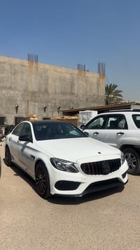 الموديل 2017 AMG نضيفه جداً كلين تايتل فقط  صبغ شبر بل جاملغ الايسر  ف...