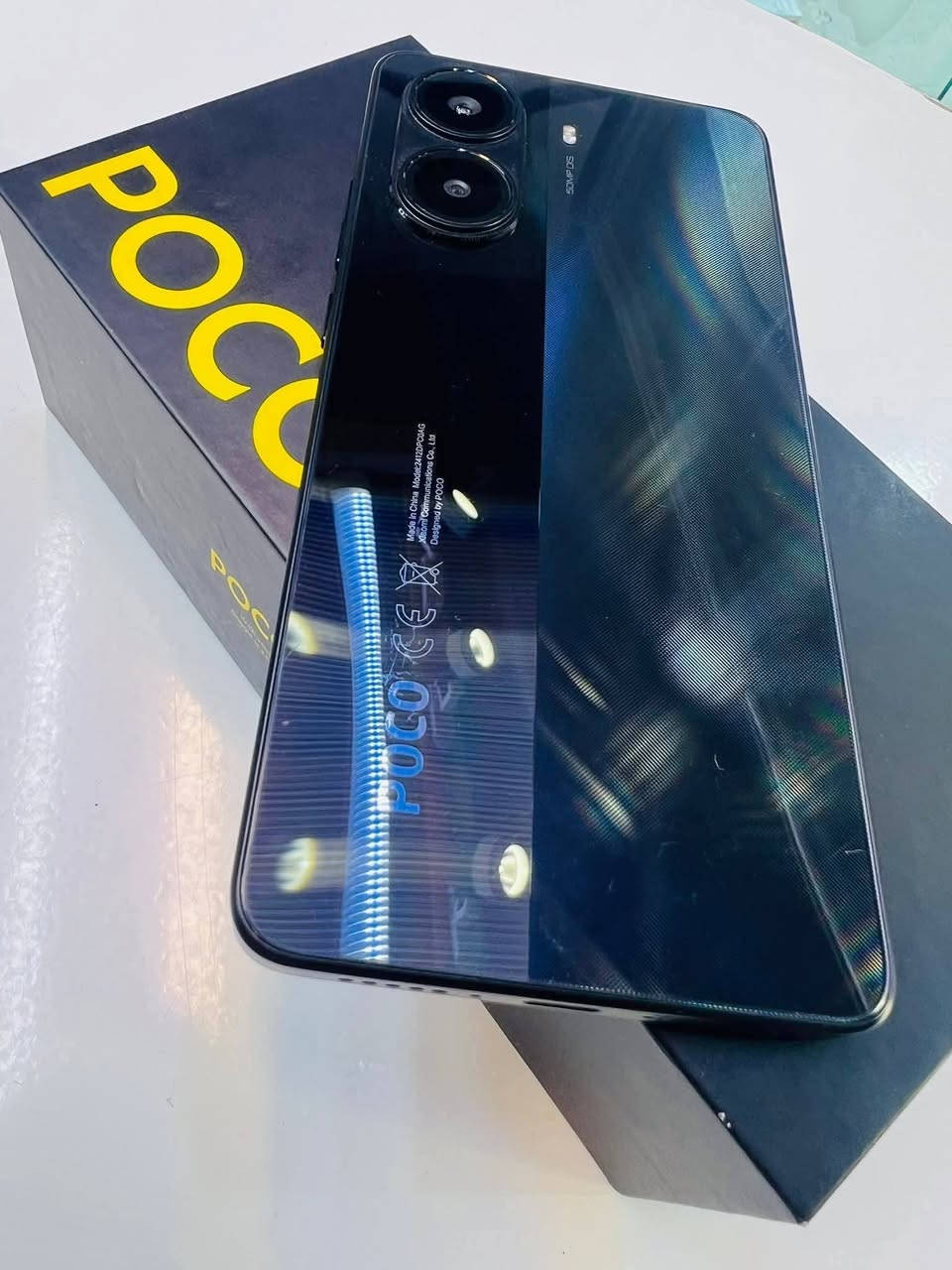 السلام عليكم 
بوكو X7برو 
ذاكره 512
فرمات 120
بطاريه 5000ملي امبير 
شاحن ١٢٠ w
الجهاز جديد مستخدم اقل الشهر 20 يوم قريبا معى ضمان
رقم***********
