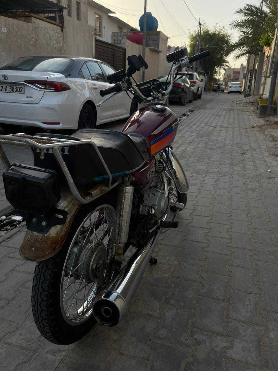 سلام عليكم نامه شلامجة مديل ٢٢ دراجة حلوه ونضيفه رقم انكليزي لوحات موجوده  وسنويه رقم *********** مكاني بصره تحويل ثاني يوم سعر مناسب
