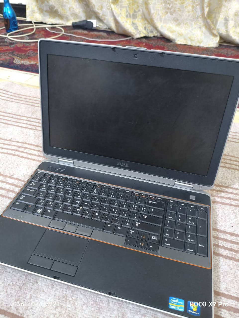 (( لابتوب Dell E6520 )) 
📘 cori 5 الجيل الثاني
📘 الرام 4GB 
📘الهارد 320GB HDD
📘 كرت شاشة داخلي من نوع intel HD 3000
📘كرت شاشة خارجي من نوع Nividia NVS 4200M ذو حجم نصف كيكا 
📘حجم الشاشة 15.6
- الشاحنة ضايعة تشتريلها شاحنة من اي مكان


**إذا كنت صاحب هذا الإعلان وتريد حذفه لأي سبب، رجاءا أرسل رسالة إلى الدعم الفني**