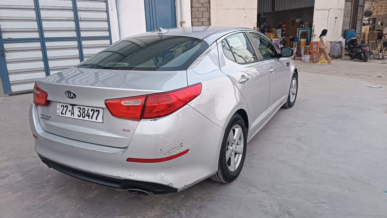 كيه اوبتيما 14امريكي سياره جاهزه خير من الله مكينه جي دي اي 2400 تبريد حداديه تخم تاير .حادثها بنيد اومدكر راجع بارد مامبدل اي قطعه بيها ليبل واحد فقط...عنوان سوق الشيوخ..***********.
السعر 120بيها مجال انشاء الله..
