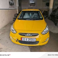 اكسنت تكسي 2012 محرك GDI  الضرر جاملغ خلفي وقبق صندوك  جاملغين أمامي و...