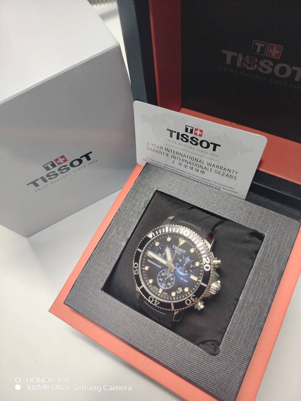 Tisso t
تيسوت سيستار ١٠٠٠ مناسبة للخوص ٣٠٠ متر تحت الماء
قفل بحري الدكمة والكرونوغراف اللون مميز جدا أزرق متدرج للأسود
سوبر لومينوس للرؤية الليلية
سير ربر زجاج كريستال ياقوتي مقاوم جدا للخدش
الساعة بحالة الوكالة
كاملة المرفقات ويا الغرانتي الدولي
الساعة بأكمل وصف وتاريخها عريق 1853
السعر مناسب جدا
للاستفسار اكثر التواصل على الخاص


**إذا كنت صاحب هذا الإعلان وتريد حذفه لأي سبب، رجاءا أرسل رسالة إلى الدعم الفني**