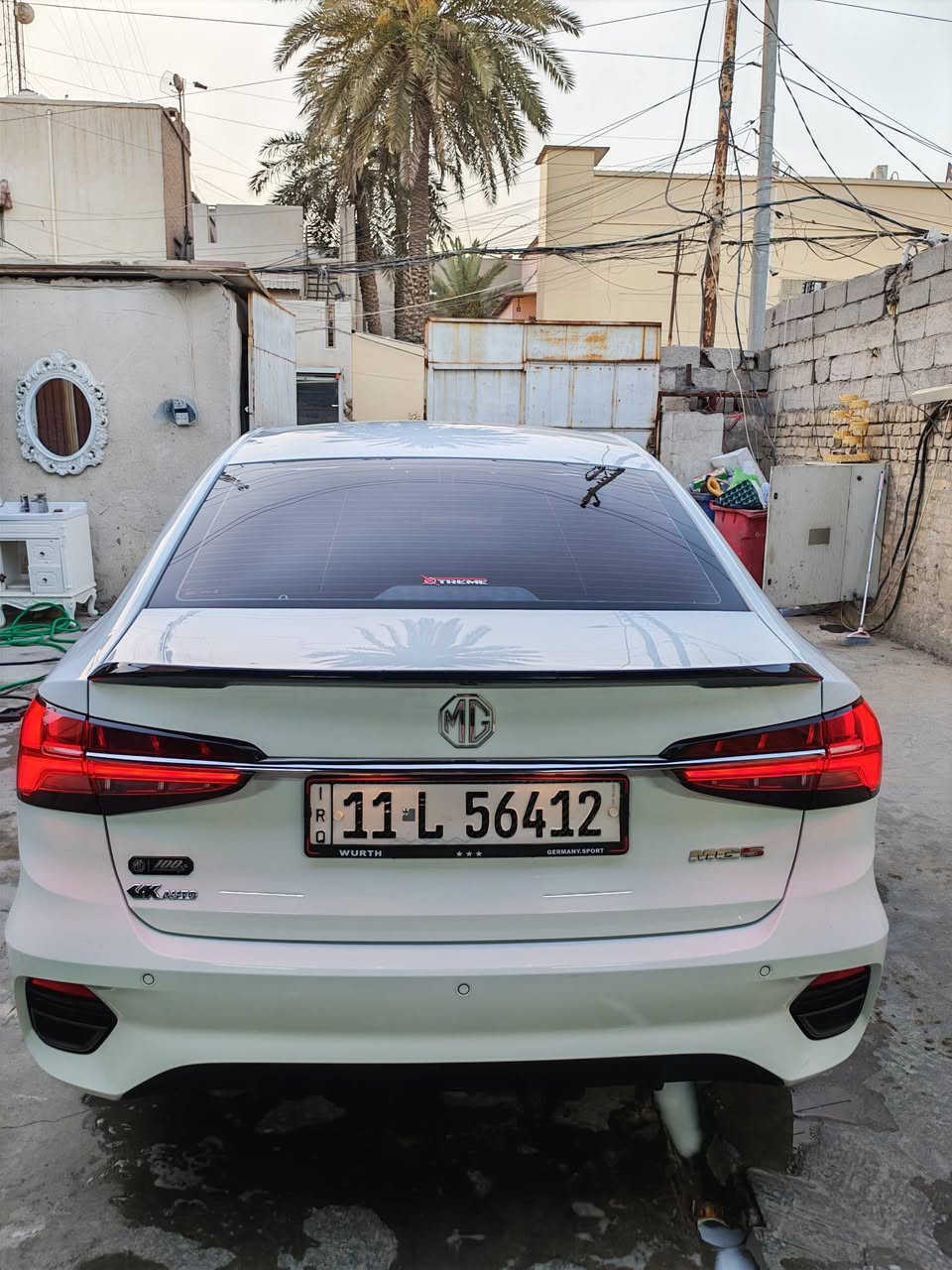 ⁨ ⁨ ⁨ ⁨
⁨ ⁨ ⁨ ⁨ 
 السلام عليكم إخوان للبيع فقط 

MG5 plus خليجي 
رقم بغداد بأسمي تحويل مباشر
السيارة كفاله عامه من الضرر و الصبغ و التبديل 

الموديل 2025
العداد 25 الف كيلو 
 لون ابيض 
مكينه 4 سلندر 1500cc دوش 
ویل قياس 16 إنج
كير تبترونك + -
 كشنات جلد اوف وايت
فتحة سقف سلايد روف
مثبت سرعة ذكي تفاعلي 
دشبول جلد اوف وايت
 شاشه عدادات دجيتال 
 وضعيات قيادة (  نورمال ، ايكو ) 
 فول تحكم ستيرن 
تبريد قطعتين 
 شاشة اصلية قياس 12.6 انج تدعم Apple carplay 
 نظام صوتي 6 سماعات 
 نظام اوامر و تحكم صوتي
 مصابيح أمامية زينون 
لد نهاري 
شاحن لاسيلكي
 بك لايت لد 
 كشاف ضباب خلفي 
 مري كهرباء 
 اشاير بـ المري  
دخول ذكي (بصمة)
 بصمة ابواب صندوك بصمة 
حساس ضغط الإطارات منفذ شحن سریع مزدوج Type-C
 اوتو هولد 
هند بريك بصمه 
حساسات خلفية 
 نظام المكابح المانعة للانزلاق ABS
 نظام التحكم بالثبات ESC
 

السيارة خليجية ام الضمان و كفالة عامة
السعر 18 مليون و900 الف
مكان السيارة بغداد الكاظمية 
***********
