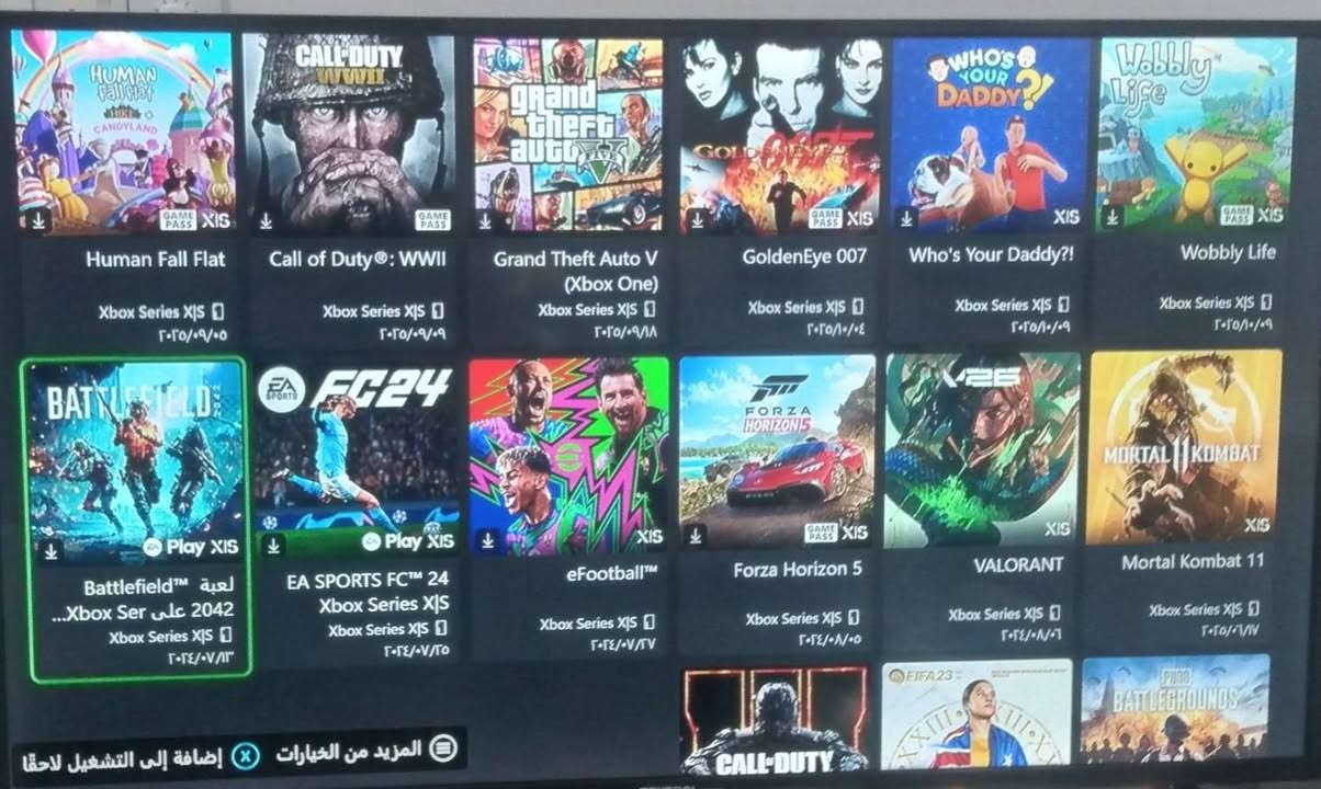 حساب العاب للبيع مال اكس بوكس وهاي العاب موجودة بالحساب وبشرط انطي وجه بوجه 
الألعاب هي 
١_ كول اوف ديوتي ٦ و٧ كامل اشتراك 
٢- جي تي اي كراند 
٣- بيس طوبة ٢٠٢١٠
٤_ كومبات
٥_ بتل فيلد كامل الأجزاء 
٦_ مودرن ٣ 
كلها موجودة بالحساب
وبسعر ١٥٠ الف للتواصل 
واتساب 
***********
