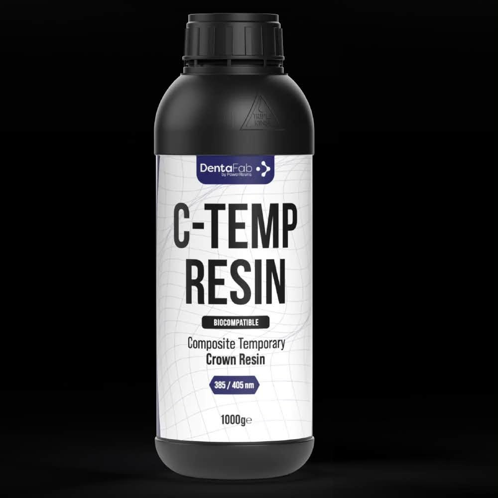 C-TEMP RESIN
High-Strength Temporary Crown & Bridge Resin

🦷 صُمم خصيصاً للتيجان والجسور المؤقتة الرقمية.

💪 Flexural Strength >125 MPa
⚡ High Wear Resistance
📉 Low Shrinkage
🌿 Biocompatible & MDR Compliant
🎨 Natural Aesthetic Shades

تتوفر خدمة التوصيل لكافة المحافظات 
***********
