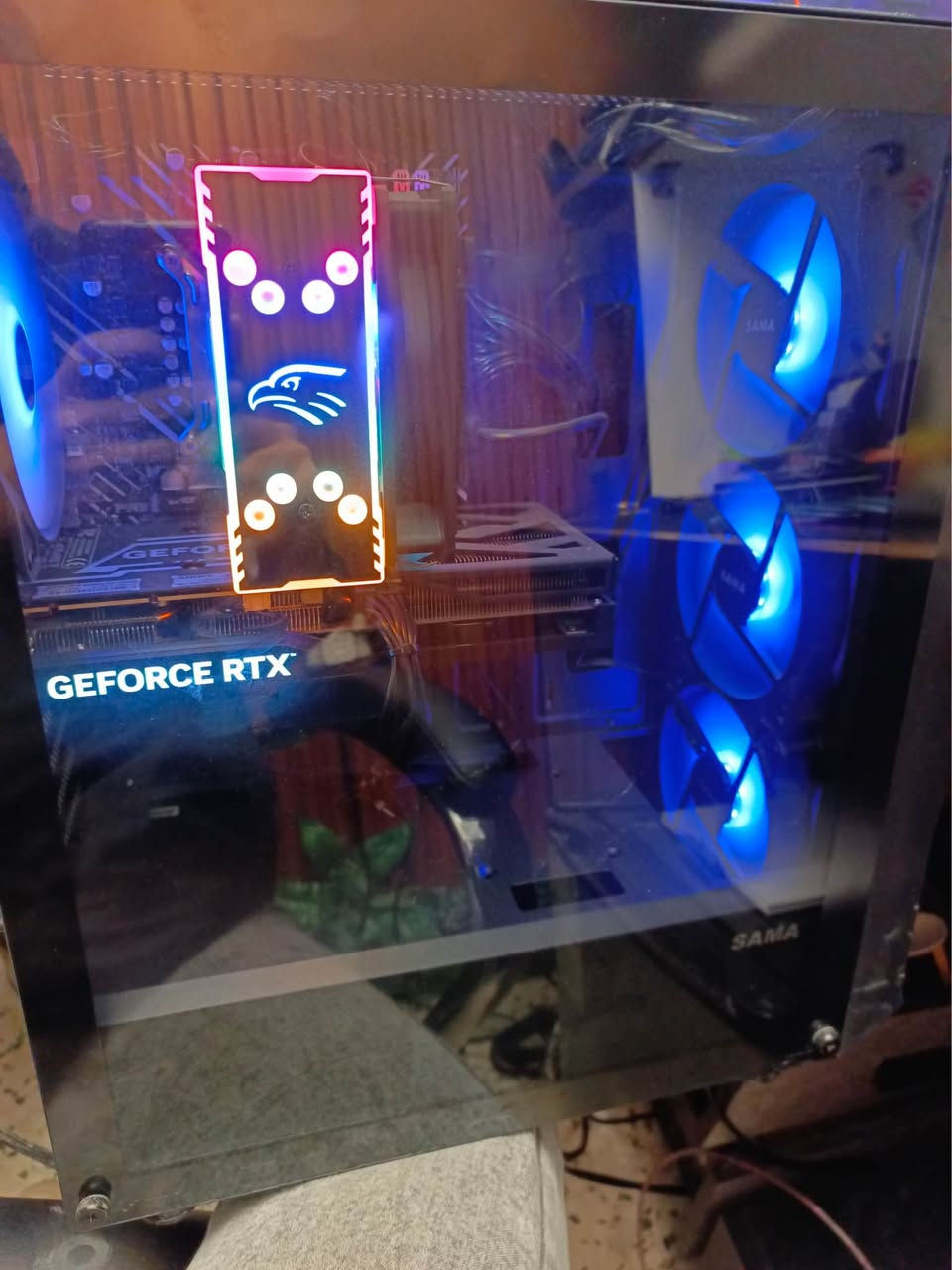 Ci5 12400f
H610 msi pro
Ram 16 GB DDR4 
SSD 1TB LEXAR M.2
NVIDIA RTX 4060TI 8GB
Case sama 4 fan
كولر غازي مرتب
الكيس سعر مليون
شاشه : 

 سعر 135 الف Aoc 24 inch ips /180hz
عنوان بغداد غير متواجد ع فيس اتصال فقط 

***********

*********** بغداد, العراق
