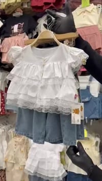 طقم بناتي • مقاسات 1-6 • الديـوانـيه غمـاس