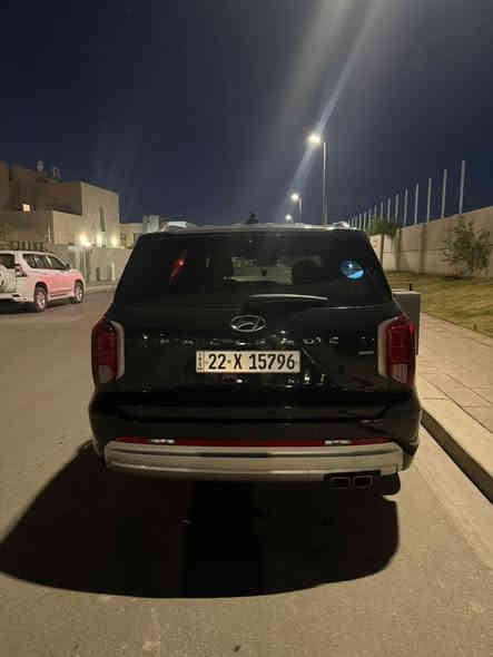 هيونداي باليسايد 2023 – كالكرافي (وارد أمريكا) للبيع
رقم اربيل يعني  تنسى الغرامات
32 سعر 

الحالة: حادث بسيط – صور الحادث مرفقة
الموقع: بغداد – مجمع البدور السكني
للتواصل: ***********

⸻

المواصفات:
 • محرك 3.8 سلندر V6
 • مقاعد جلد مع تدفئة وتبريد أمامي وخلفي
 • ثلاث مناطق تكييف (أمامي–خلفي–مركزي)
 • داتا شو / HUD
 • حساس أطفال داخل المقصورة
 • نظام ملاحة CBS
 • نظام صوتي متكامل
 • حساسات 360° + كاميرات 360°
 • تشغيل عن بُعد
 • نظام الوقوف الذاتي أمامي وخلفي
 • نظام قيادة لركن السيارة بالبصمة للأمام والخلف
 • فتحتان سقف (بانوراما مزدوجة)
 • باب خلفي كهربائي (جنطة كهرباء)
 • تايرات جديدة + بطارية جديدة
 • كير دكمة
 • 5 أنظمة قيادة
 • خزن وضعيات كرسي السائق
 • مواصفات الكالكرافي الكاملة المعروفة
