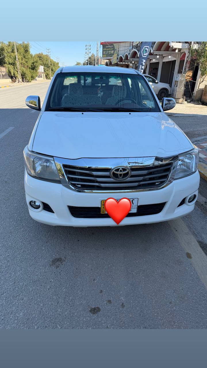 للبيع هايلوكس 2014 بيهة 3 مكانات صبغ رقم نجف كير محرك حدادية تبريد مكفول كير عادي السعر 155 مكانها بالنجف صور السونار موجودة *********** غير متواجد ع الفيس اتصال فقط
