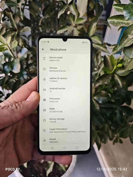 REALME C51

زاکیرە 128 گێگا 
ڕام 4+4
پاتری 5000

نرخ : 95 هەزاروقفڵ 

***********
***********

بۆ گەیاندن نرخ 5 هەزار

ناونیشان قەڵادزێ
