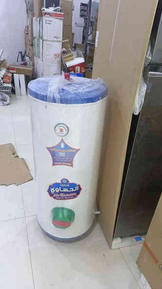سخان ماء الحساوي حجم 80 لتر  ب 45 الف 
و حجم 120 لتر. ب 55 الف و حجم 160 لتر ب 65 الف 
مع توصيل مجاني لكل البصرة و ضمان 6اشهر 
للتواصل ***********
و
