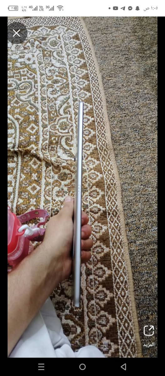 سلام عليكم أيباد 10.5 برو ذاكره 64 مكفول ما مفتوح برغي جديد استخدام 5 شهر فول ببجي 60 فريم سبب بيعه محتاج فلوس سعر 260 بي مجال عنوان بغداد رقم ***********
