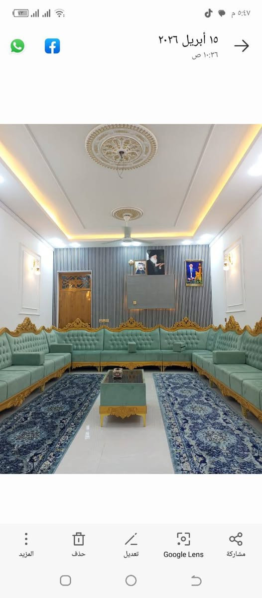 للبيع بيت 200 متر طابقين بنيان درجة اولى
حي النداء شارع قصابية الميالي منطقة ال55

البيت يحتوي على 4 اغرف وصالتين 

واستقبال ومطبخ وصحيات خارجية وداخلية

 

رقم العقار 55168

السعر 240 مع المجال 

التواصل خاص او ***********
