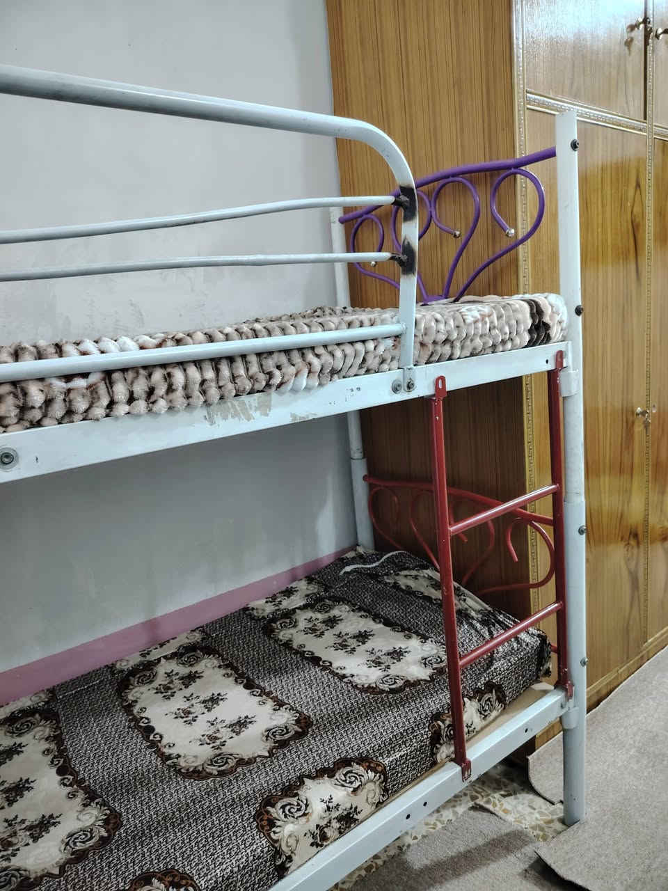 جربايه حديد طابقين وتكدر تفصلهااا
اي كسر مابيها
تنوم لحد عمر 9 سنوات مع دواشك قفل مابيها اي مجال
45 الف


**إذا كنت صاحب هذا الإعلان وتريد حذفه لأي سبب، رجاءا أرسل رسالة إلى الدعم الفني**