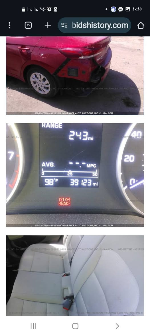 سلام عليكم للبيع النترا موديل ٢٠١٧ وارد أمريكي حادثها موضح بالصور وصور أمريكا بالمنشور وبيها سونار وي الصور محرك دوش ٢٠٠٠ كير اي تي المرغوب رقم أربيل انكليزي بأسمي تحويل مباشر هزة وأرقام جديدة تريد تحويل تريد وكاله حاضر كير محرك تبريد صدر تايرات باتري كله مكفول وجديد مكانها المدائن سعرها ١١٧ وبيها مجال للشراي 
*********** بيه وات ساب
