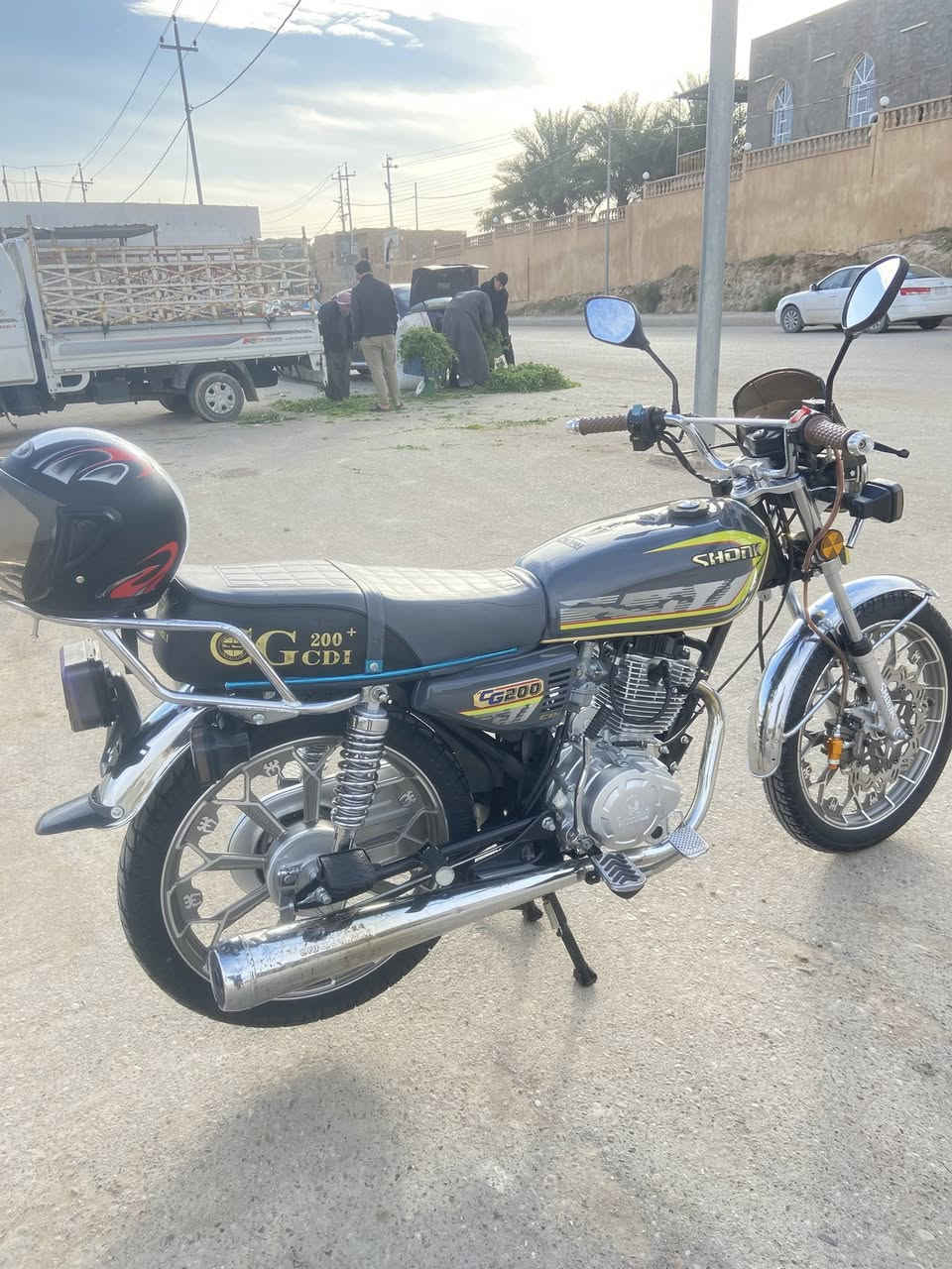 سلام عليكم للبيع أيراني موديل 2025
محرك 200 فول نشاط كهربأيات شركة
  ماطور زيرو مماشي لون سمنتي مميز 
   بصمة شاشة وصويجات ثنين عنوان 
   الانبار حديثة رقم ***********
