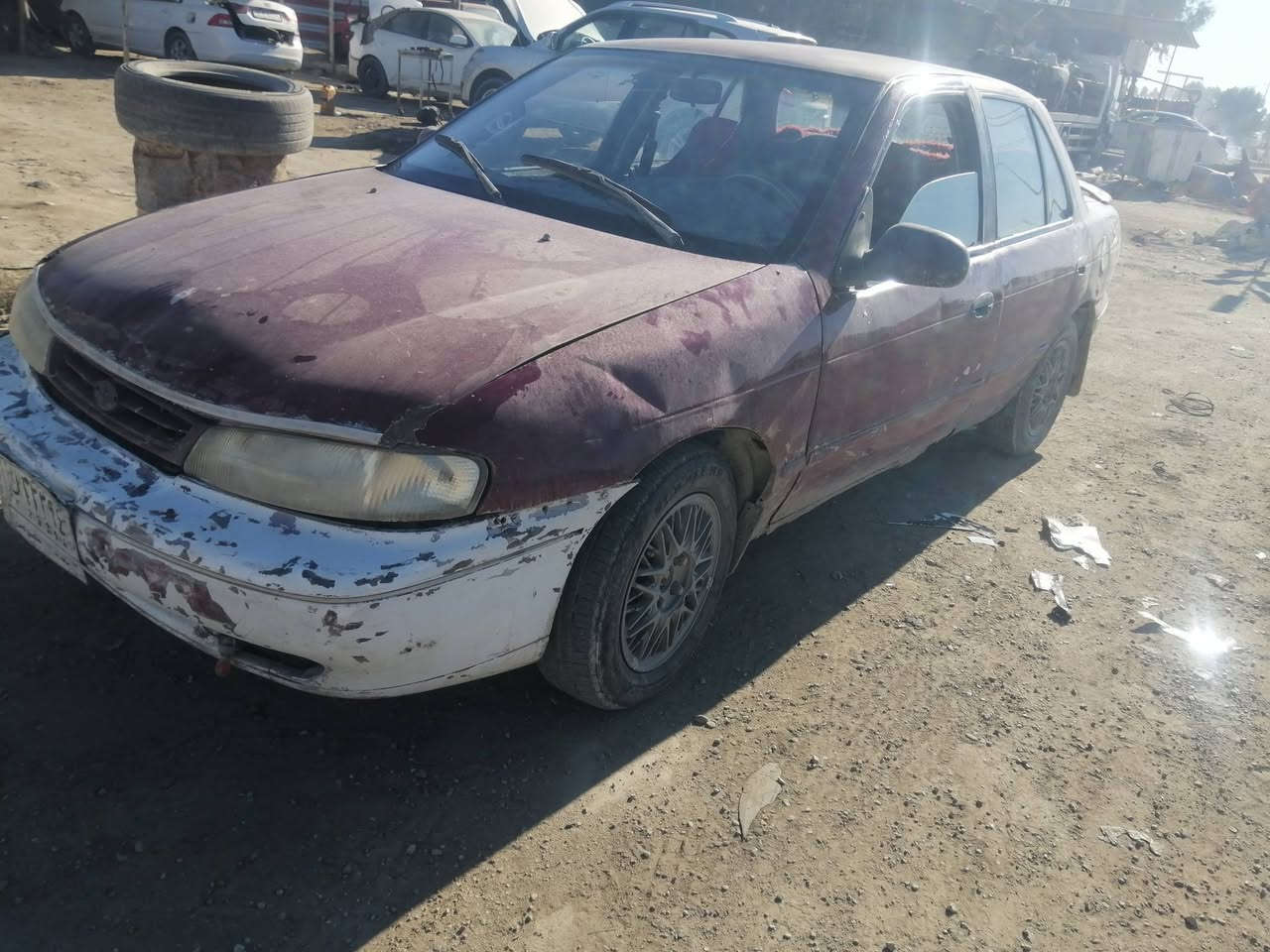 السلام عليكم للبيع سياره كيه سيفيا موديل ٩٥ رقم بغداد مشروع وطني ل٢٧مكينه مفتوح بيهه دخان قليل وكير عادي تخم تاير كهربايات شغاله السعر ٢٤ وبيهة مجال العنوان واسط الصويرة رقم الهاتف *********** مامتواجد على الفيس الاستفسار على الرقم مكلف بنشر
