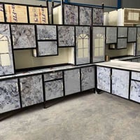 كاونتر مترين ونص • سنك متر ونص • مرمر المنيوم صيني