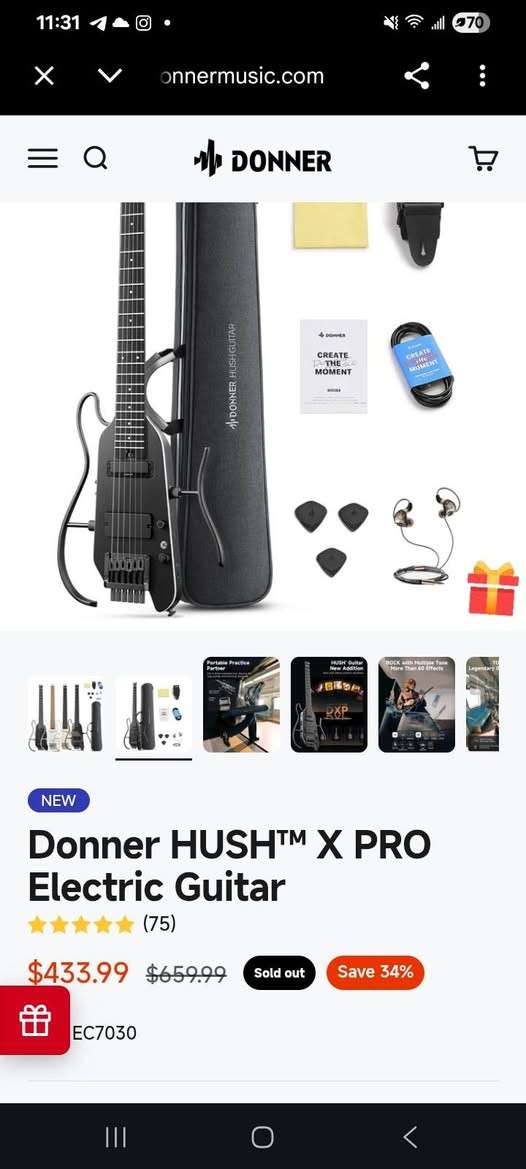 Donner hush x pro
للبيع 
الكترك اكوستك جديد موصي من برة مو من داخل العراق داخل البلد غير متوفر

سعرة اربع ورقات جابه صاحبي

للبيع وياه جنطتة وسيت اوتار وريشتين احترافية 

مرتب وسعرة زين للي يريد يتميز ويبقة عمر يمه
السعر ٤٠٠ وبي مجال 
للتواصل اكثر خاص


**إذا كنت صاحب هذا الإعلان وتريد حذفه لأي سبب، رجاءا أرسل رسالة إلى الدعم الفني**