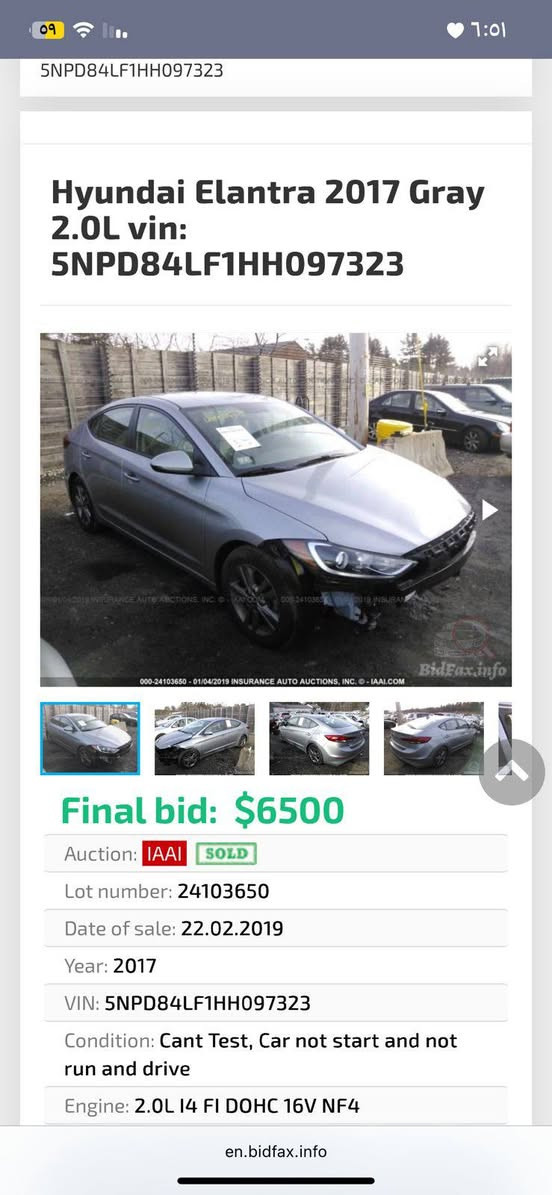 السلام عليكم النترا للبيع موديل 17
سياره حلوه اونضيفه ممشاهه 160الف 
رقم السيارة أربيل السياره بيهه 4قطع حادث امريكا موضح بل صور باقي القطع صبغ اثر اشخوط 
مكان السياره كربلاء اطويريج رقم الهاتف ‏‪***********‬‏
