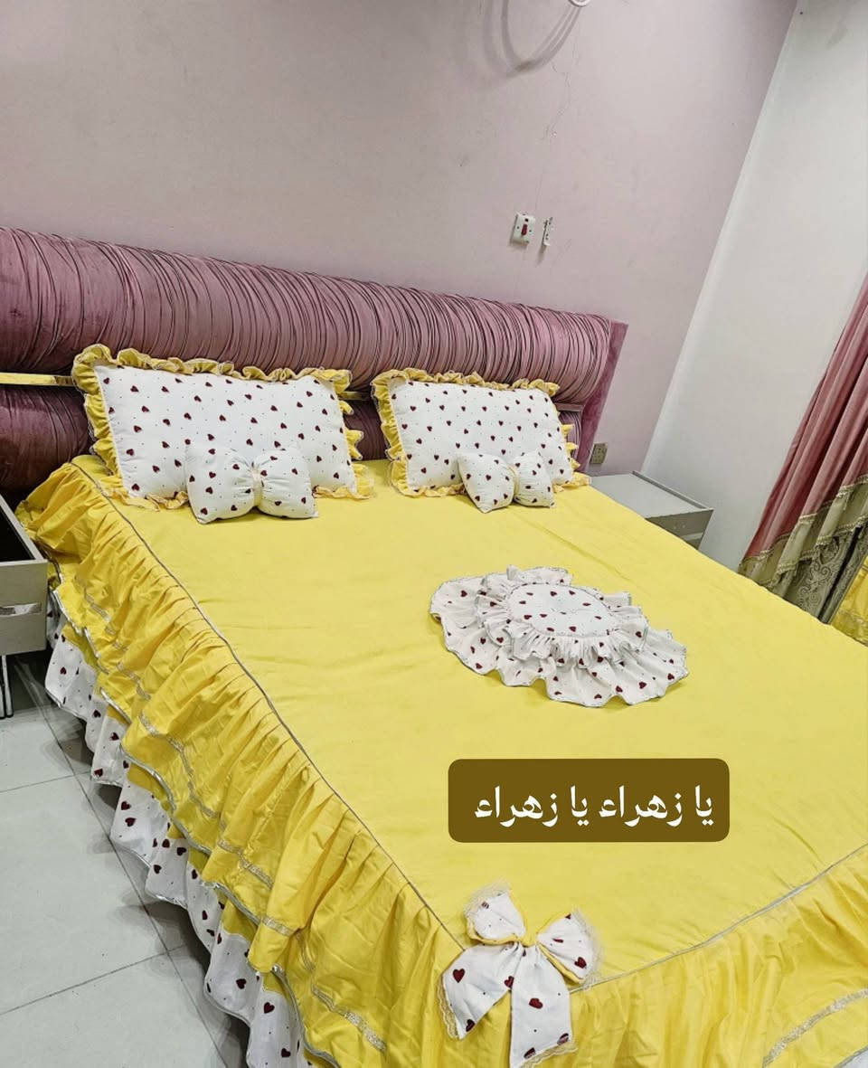 السلام عليكم ، موديل اليوم من أرقى الموديلات 👇🏻
نظام ٧ قطع حسب الطلب… 
بتفاصيل لطيفة ودمج ألوان راقية جداً 💛🤍❤️
للحجز والإستفسار ، يرجُى التواصل على الخاص…


**إذا كنت صاحب هذا الإعلان وتريد حذفه لأي سبب، رجاءا أرسل رسالة إلى الدعم الفني**