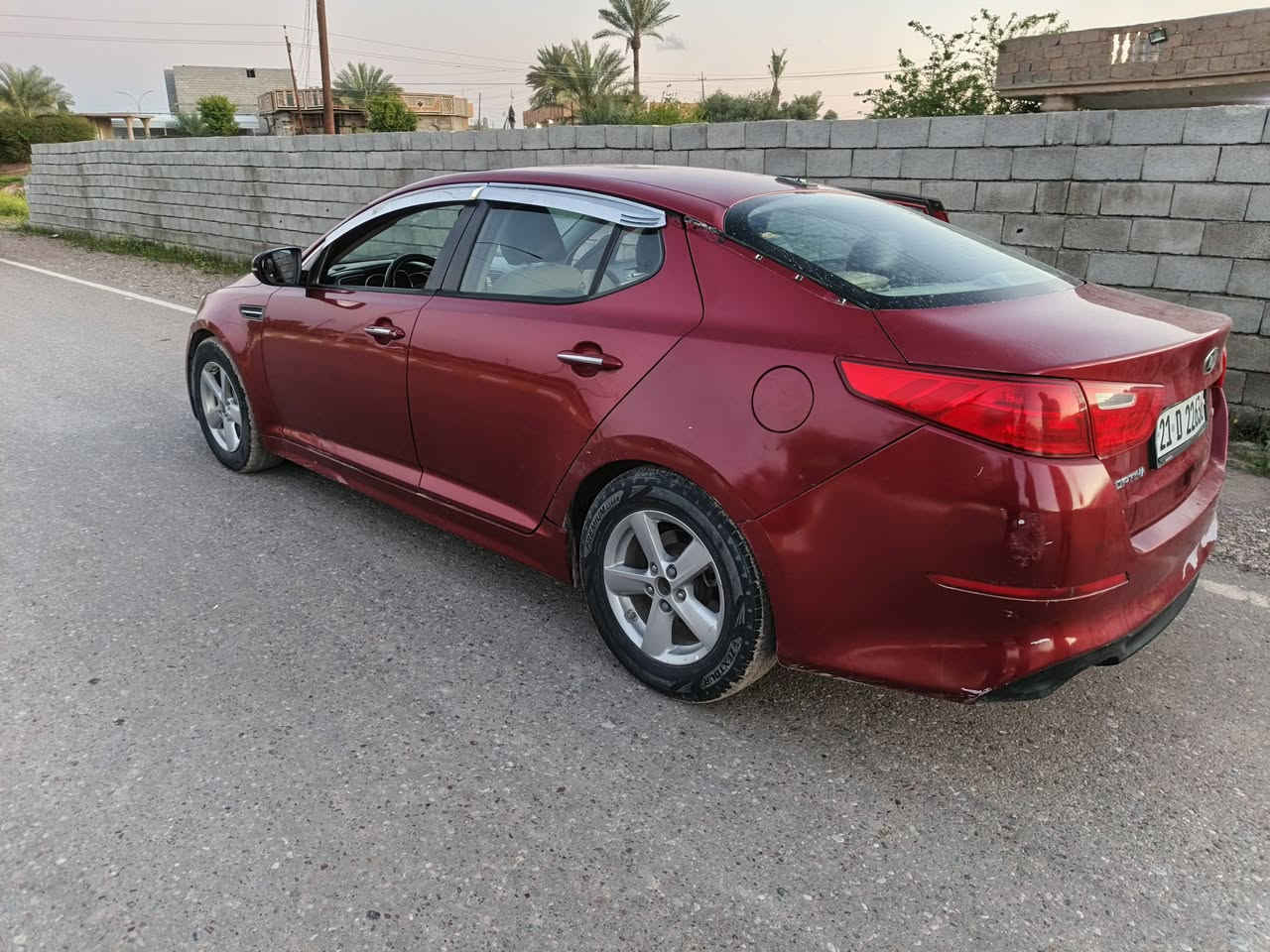 السلام عليكم
السعر 89 

كيه اوبتمه 2015 

رقم سليمانيه دولي سنويه لل 2029 
شرط التحويل والغرامات 

محرگ 4 (سلندر ) 2400

تايرات جدد 

صدر امامي خلفي جديد 

تبريد ثلج ❄️ 

تدفئه نار 🔥 

كهربائيات السياره كلهه شغاله 

سياره بيهه صبغ 3 قطع  بيهه بنيد وجاملغ  وجاملغ خلفي جهت السائق السياره كلهه ليبل واحد كلو مطابق  بدون قطرت داخل شرط الفحص 

مكان السياره صلاح الدين العلم 

اي استفسار اتصل بل رقم 

***********

وحياكم الله 

ملاحضه .( بيع نقد فقط لا وعده ولا قسط )
