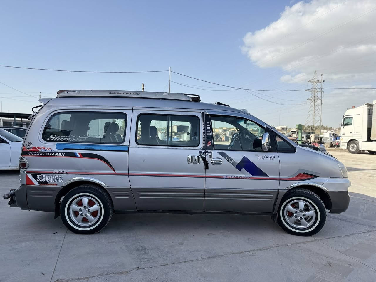 السلام عليكم
ستاركس موديل 2006 محرك مفتوح كير عادي خير من الله رقم قادسية الماني مشروع وطني بسمي سيارة مكفول من صبغ شواصي كفالة اربع طايرات جديدة صدر كاعيه دوشمه جديد كهربائي كل شغال سيارة احلي من صورة 

سعر:88بيها مجال 
مكان السيارة:كلار
***********
***********
***********
