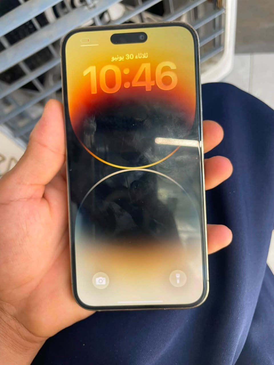 يالله. 

ايفون. 14. برو ماكس. شرق اوسط عربي. بي فطر بلضهر موضح بلصوره ناعم مامبين 

ذاكره. 256. 

بطاريه. 100. مبدل فقط بطاريه مكفول الجهاز. 

نموذج. M. AAA شرق اوسط. 

نضافته. 100‎%‎100

للبيع او مراوس. 

السعر. 750. الف. 

عنواني. فلوجه شارع الاطباء. 

للاستفسار. ***********
