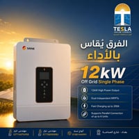 SRNE ١٢ كيلوواط • MPPT مزدوج • شحن ٢٠٠أمبير
