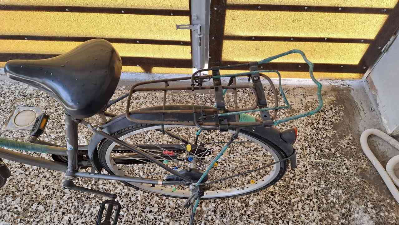 السلام عليكم
بايسكل بطه. قياس 26. لون نفطي
بيه طياريه ومكينه جديده وسله اماميه جديده وبيه جمبزه خفيفه
وبريك خلفي فقط بيه بنجر جوب امامي وخلفي الموقع النجف شارع الكفيل مجمع ابو تراب. 
للأستفسار: ***********
