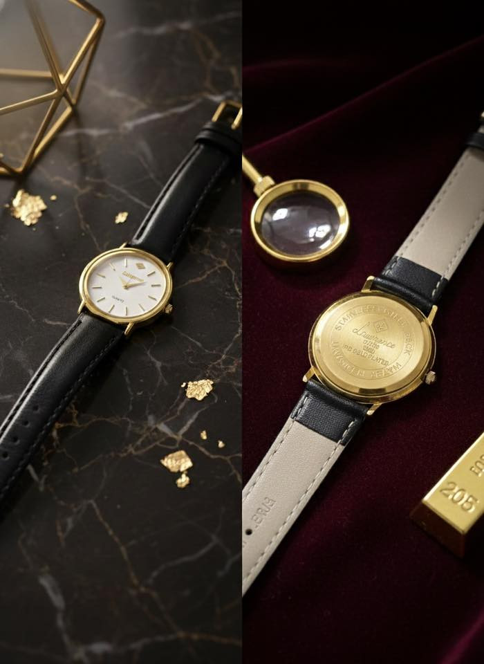 ساعة ذهب 18 ياباني امتياز سويسري اصلي 100‎%‎
سعر الساعة 150 الف مكان النجف 
هاتف:***********
