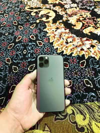 ايفون 11 برو ذاكرة 64 بطارية 81‎%‎ تك سيم لون زيتوني مبدل شاشه من جهاز...