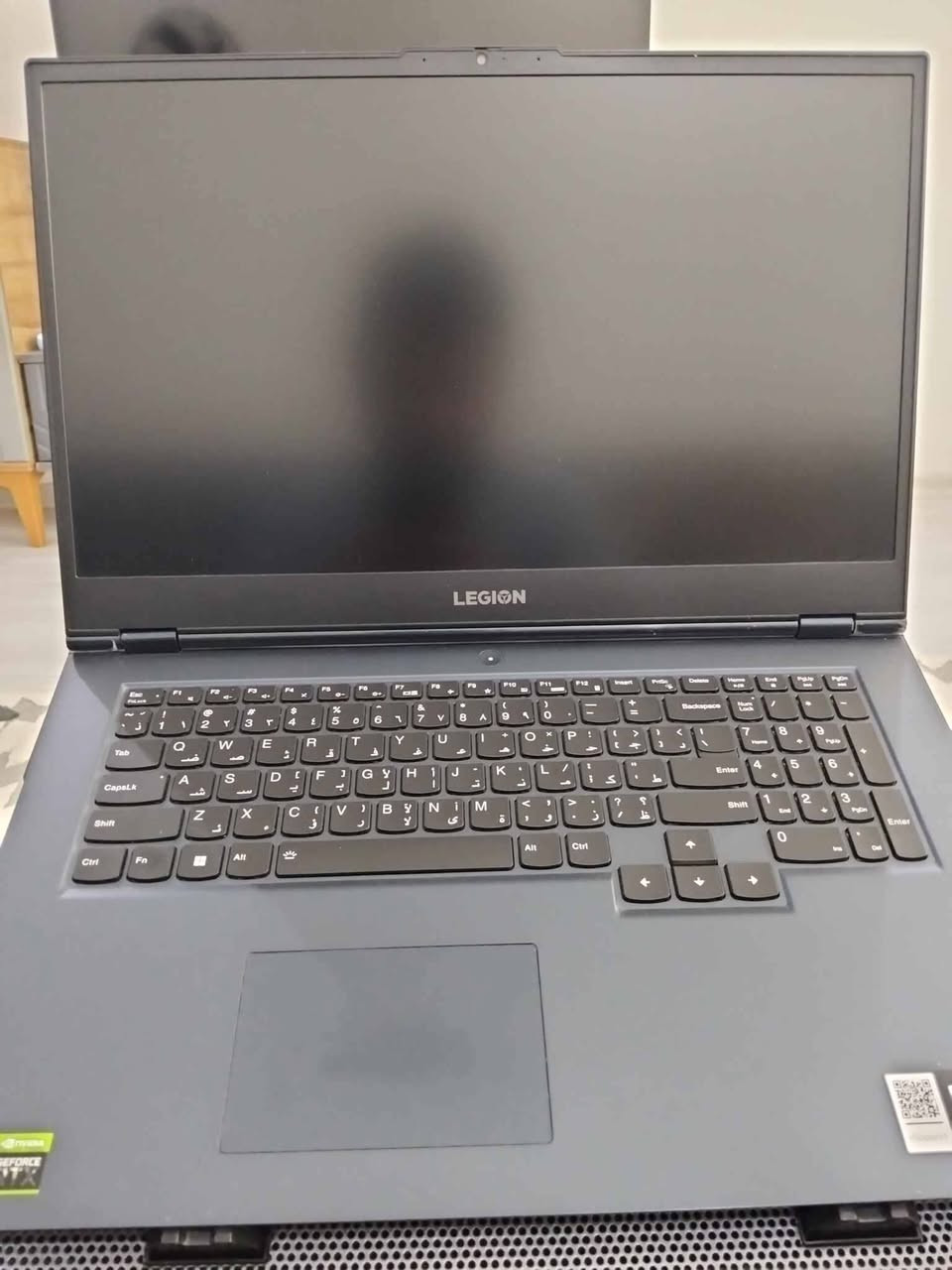 LENOVO LEGION 5
GPU: Rtx 3060 (130w)
Core i7 11800H  (8 Cores, 16threads)
Ram: 16gb DDR4 3200MT/s  (8X8) dual Channel
Hard: 512GB Ssd Nvme
Screen: 17.3 FHD 144 Hz
Keyboard : English/Arabic Backlit
Original charger 230watt + original Box included 
بەگشتی لاپتۆپێکی زۆر نایابە و بێکێشەیە
تکایە سەیری تەواوی وێنەکان بکە ئەگەر بەدڵتە و بەکەڵکی بەڕێزتان دێت نامە بنێرن. لەگەڵ ڕێزم
نرخی ئەم بەرهەمە ١,١٠٠,٠٠٠ دینار
گەیاندن بەردەستە
-------------
لابتوب نضيف جداً و ما بها اي مشاكل
شاحنة اصلي و كرتون موجود 
سعر
١،١٠٠،٠٠٠ دينار
توصيل موجود أربيل, العراق


**إذا كنت صاحب هذا الإعلان وتريد حذفه لأي سبب، رجاءا أرسل رسالة إلى الدعم الفني**