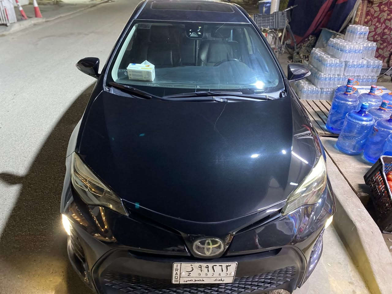 كورولا كندي 2019

اللون: أسود

لون المقاعد: أسود مطعم نيلي

المسافة: 91 الف كيلو

الحادث: أمامي ( لا ضرر في الشاصي) 

القطع المتضررة: 3 قطع أمامية (أصلية مصبوغة - تجاري - صبغ ومعجون).

الفئة: SE سبورت 

المواصفات:

1- تدفئة كشن

2-  تدفئة ستيرن

3- حساس أمامي 

 4- سلايد رووف

5- تصحيح مسار الطريق 

6- حجر بيئة

7- منظومة رادارات كاملة

8- ويل كب سبورت

9- التغليف الأرضي: شامواه أسود 

10- تحكم ستيرن 

رقم الشاصي: 2T1BURHE2KC231573

محرك: 1800

السنوية: 20/6/2026

الرقم: بغداد

السعر: 12,800

الرقم: ***********
