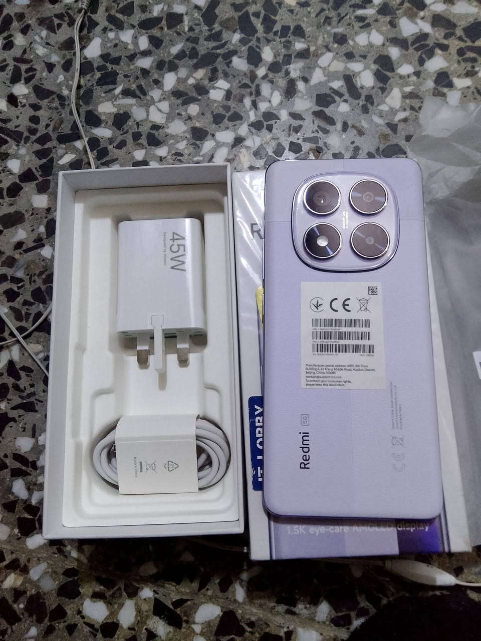 ريدمي نوت 14بروفايف جي فقط مفتوح كارتونة ذاكرة 256عشوائية 12+6مكاني بغداد مدينة  موبايل ***********الشعر310
